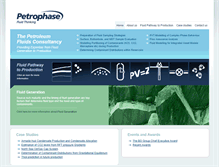 Tablet Screenshot of petrophase.com